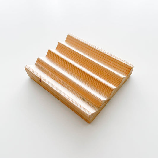 Zigzag Cedar Soap Dish