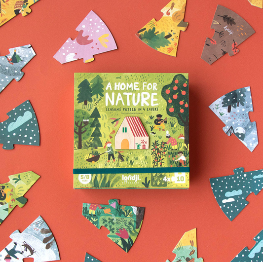 A Home for Nature 4-in-1 Puzzle